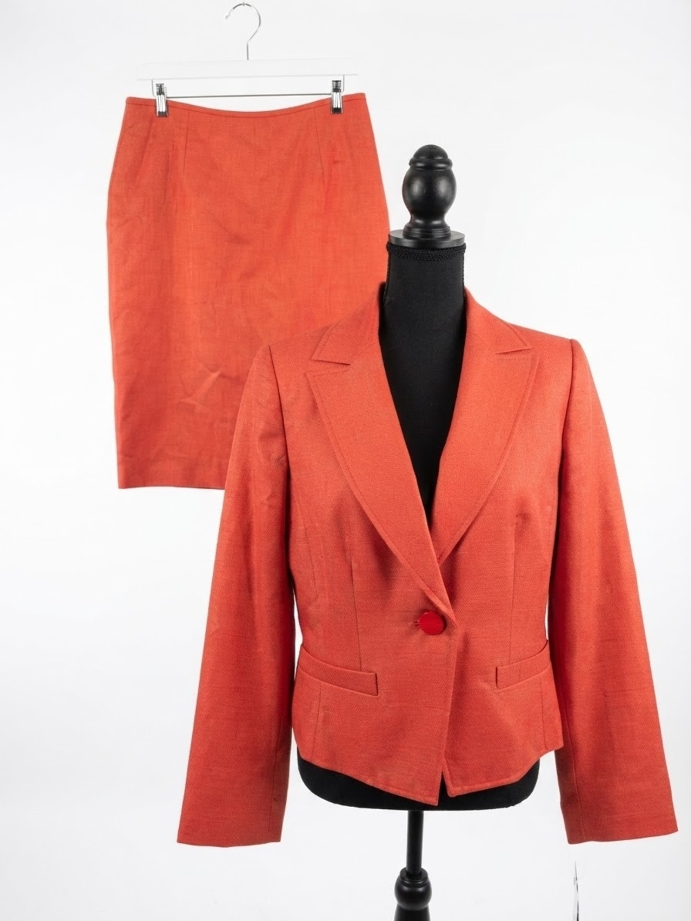 Sag Harbor Mango Tailored Blazer and Pencil Skirt Set